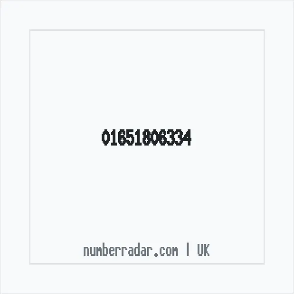 Reverse number check for +44 1651 806334 — who called me?