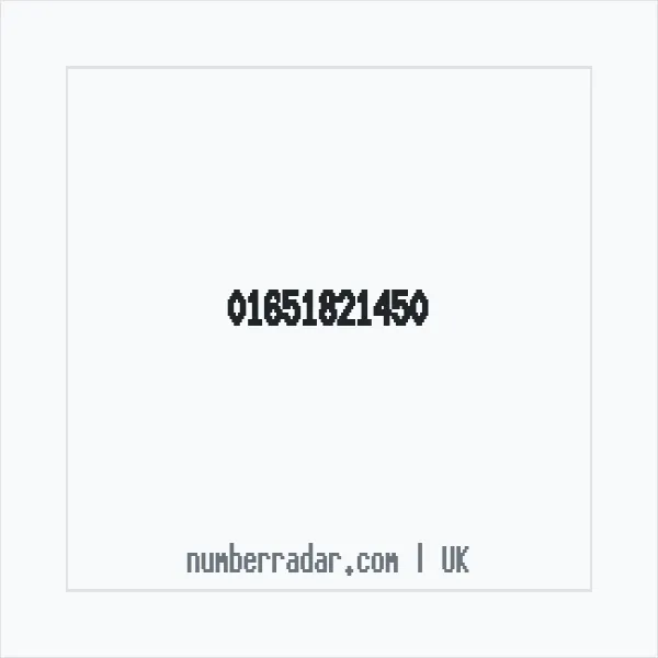 Reverse number check for +44 1651 821450 — who called me?
