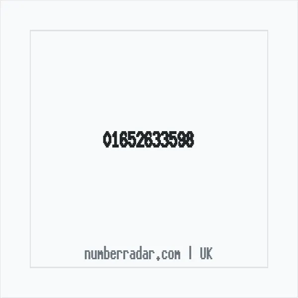 Reverse number check for +44 1652 633598 — who called me?
