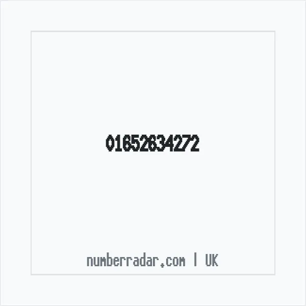 Reverse number check for +44 1652 634272 — who called me?