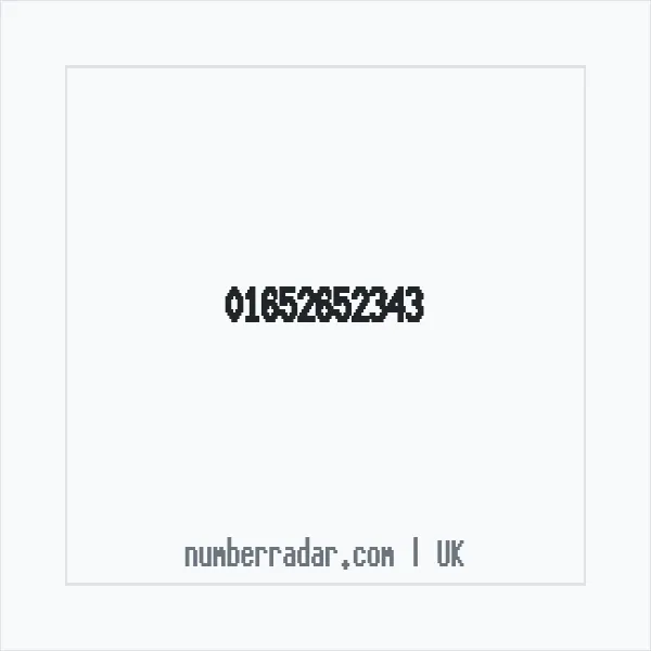 Reverse number check for +44 1652 652343 — who called me?