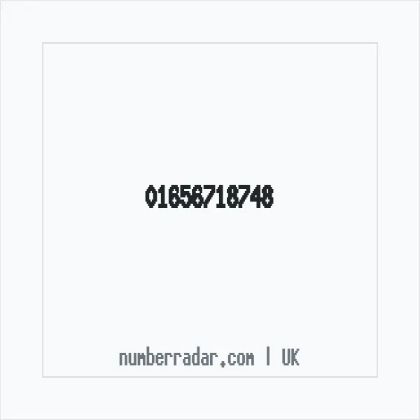 Reverse number check for +44 1656 718748 — who called me?