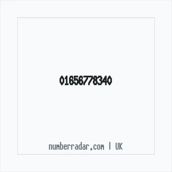 Reverse number check for +44 1656 778340 — who called me?
