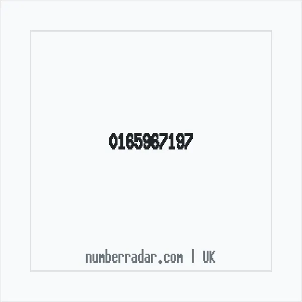 Reverse number check for +44 165967197 — who called me?