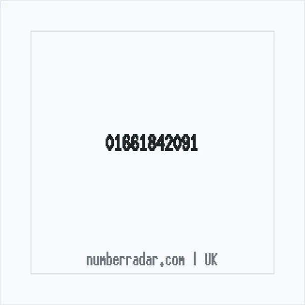 Reverse number check for +44 1661 842091 — who called me?
