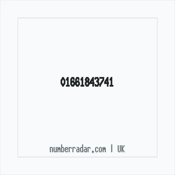 Reverse number check for +44 1661 843741 — who called me?