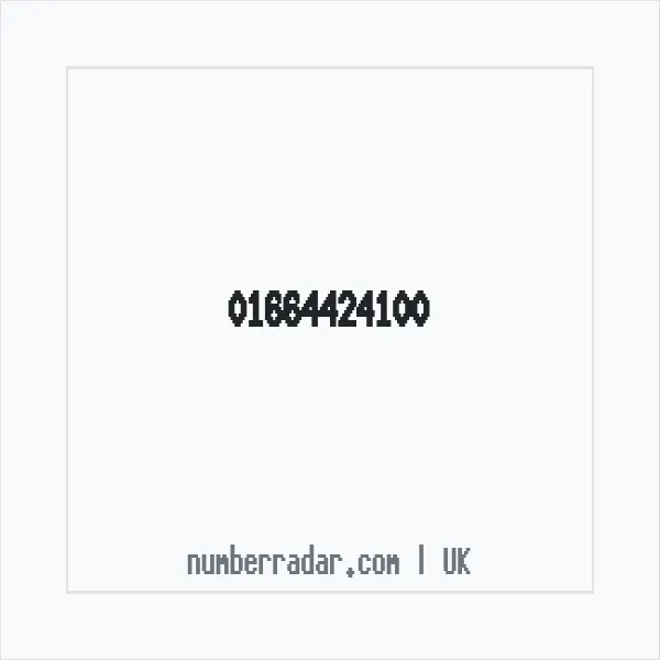 Reverse number check for +44 1664 424100 — who called me?