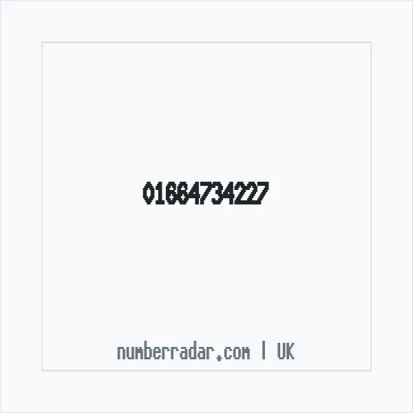 Reverse number check for +44 1664 734227 — who called me?