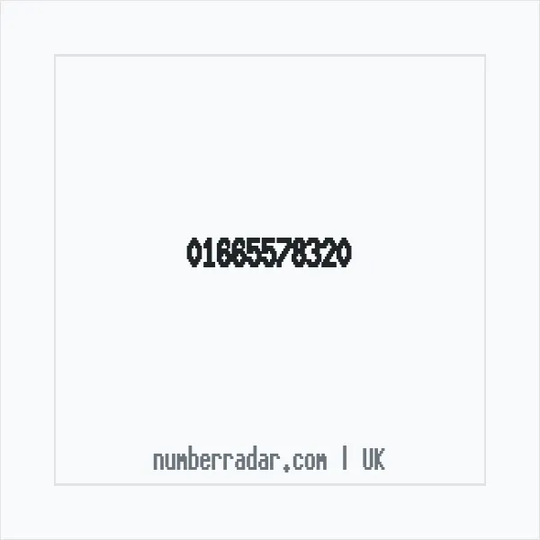 Reverse number check for +44 1665 578320 — who called me?