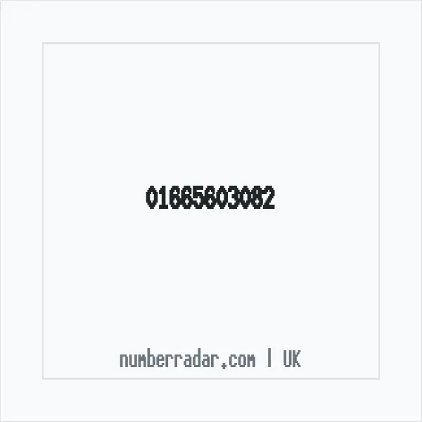Reverse number check for +44 1665 603082 — who called me?