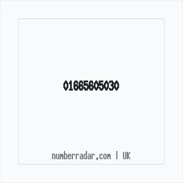 Reverse number check for +44 1665 605030 — who called me?