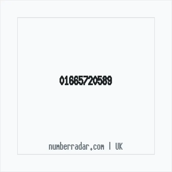Reverse number check for +44 1665 720589 — who called me?