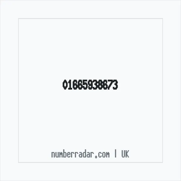 Reverse number check for +44 1665 938673 — who called me?