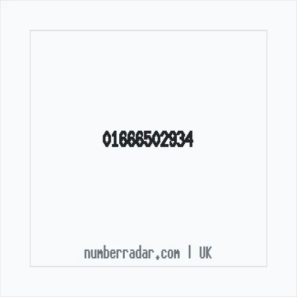Reverse number check for +44 1666 502934 — who called me?