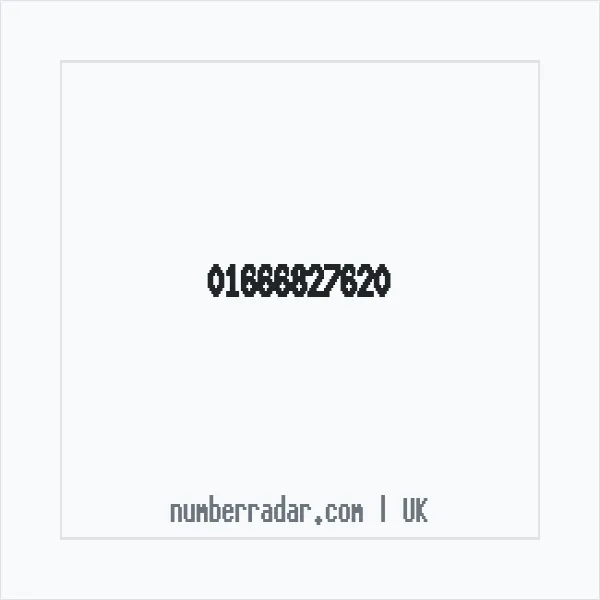 Reverse number check for +44 1666 827620 — who called me?