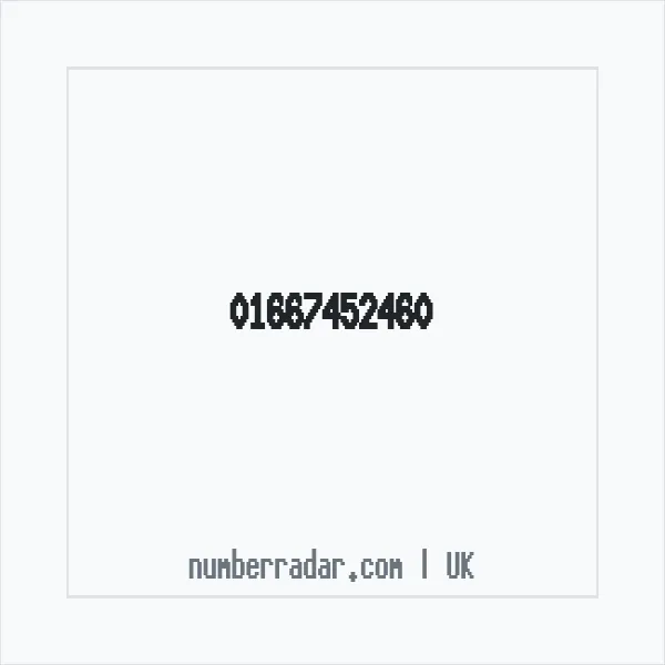 Reverse number check for +44 1667 452460 — who called me?