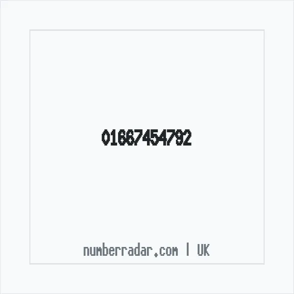 Reverse number check for +44 1667 454792 — who called me?