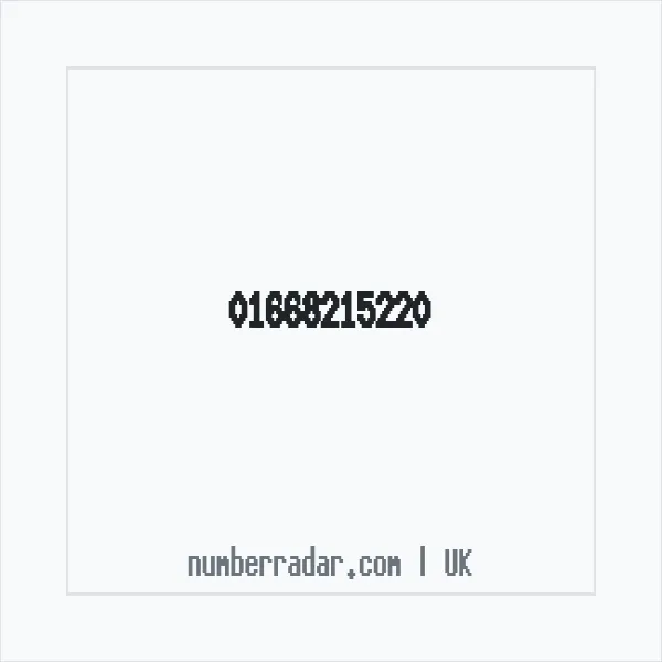 Reverse number check for +44 1668 215220 — who called me?