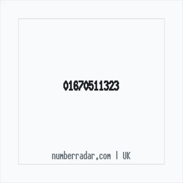 Reverse number check for +44 1670 511323 — who called me?