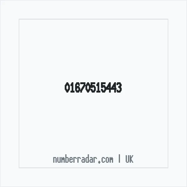 Reverse number check for +44 1670 515443 — who called me?