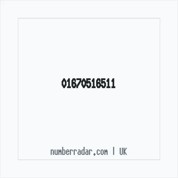 Reverse number check for +44 1670 516511 — who called me?