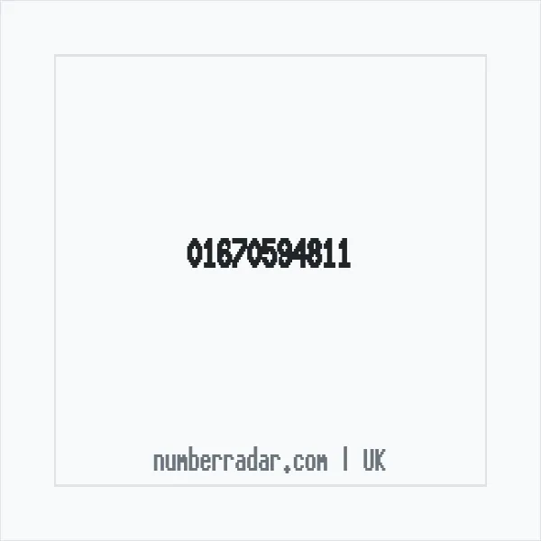 Reverse number check for +44 1670 594811 — who called me?