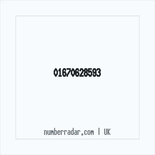 Reverse number check for +44 1670 628593 — who called me?