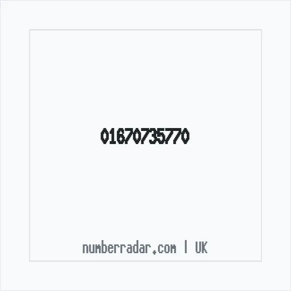 Reverse number check for +44 1670 735770 — who called me?