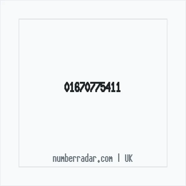 Reverse number check for +44 1670 775411 — who called me?
