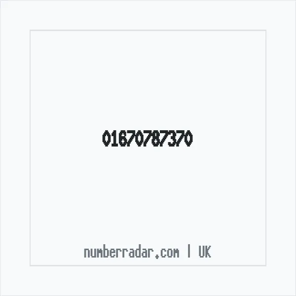 Reverse number check for +44 1670 787370 — who called me?