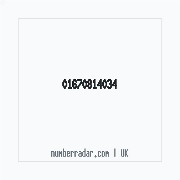 Reverse number check for +44 1670 814034 — who called me?