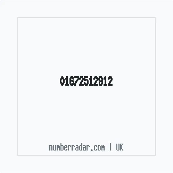Reverse number check for +44 1672 512912 — who called me?