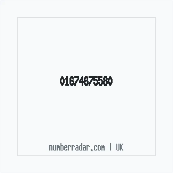 Reverse number check for +44 1674 675580 — who called me?
