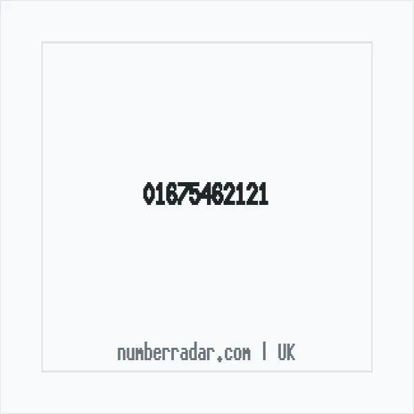 Reverse number check for +44 1675 462121 — who called me?