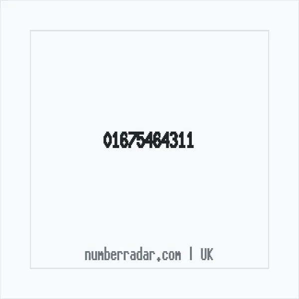 Reverse number check for +44 1675 464311 — who called me?