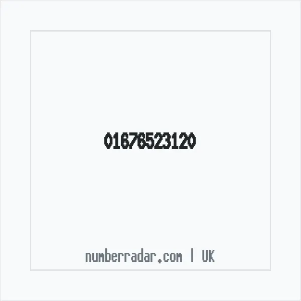 Reverse number check for +44 1676 523120 — who called me?