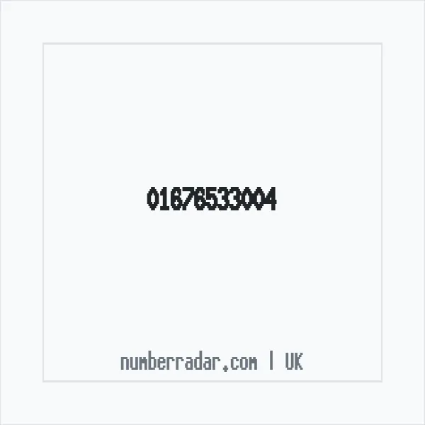Reverse number check for +44 1676 533004 — who called me?
