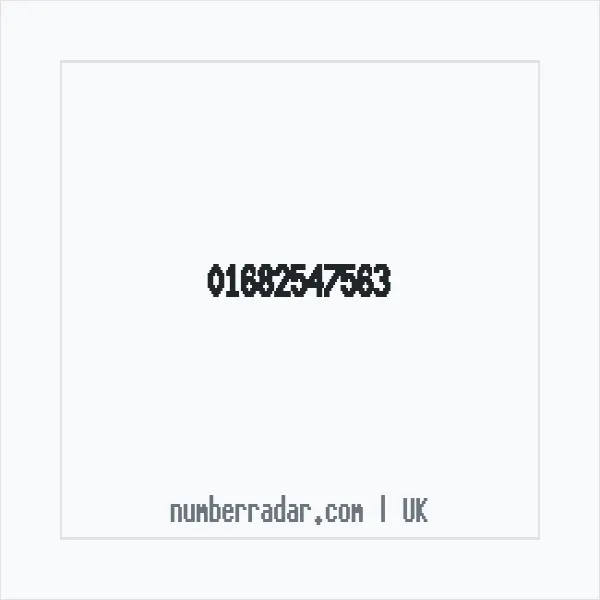 Reverse number check for +44 1682 547563 — who called me?