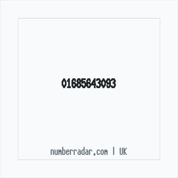 Reverse number check for +44 1685 643093 — who called me?