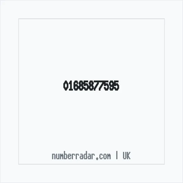 Reverse number check for +44 1685 877595 — who called me?