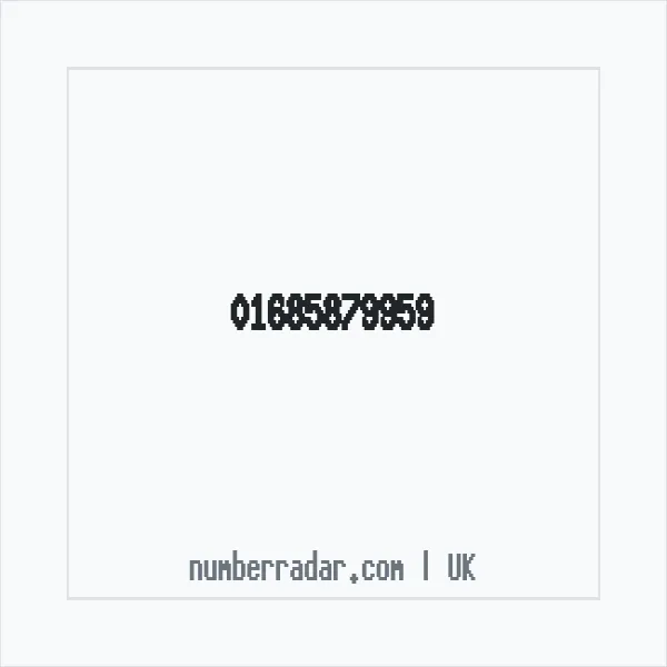 Reverse number check for +44 1685 879959 — who called me?