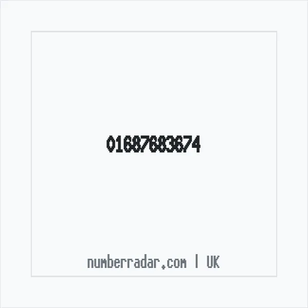 Reverse number check for +44 1687 683674 — who called me?