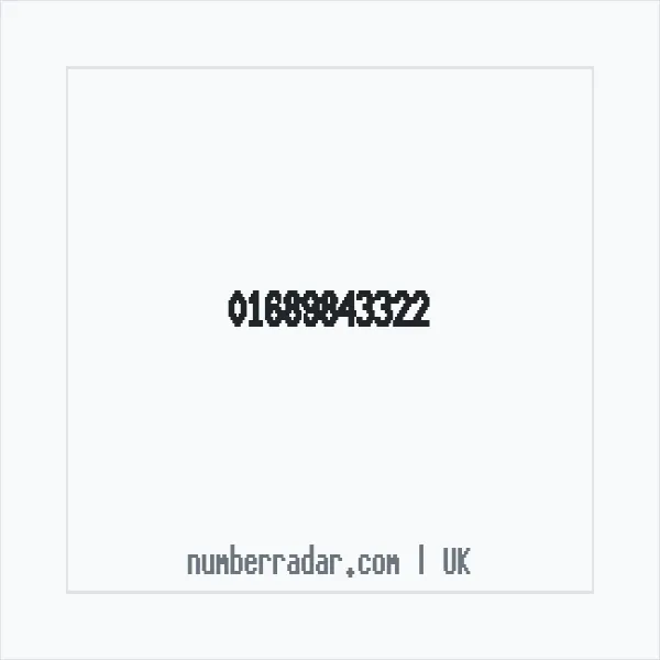 Reverse number check for +44 1689 843322 — who called me?