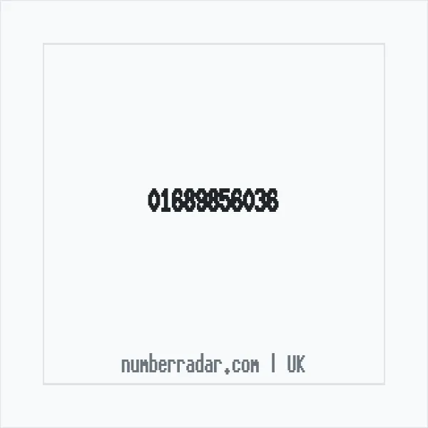 Reverse number check for +44 1689 856036 — who called me?