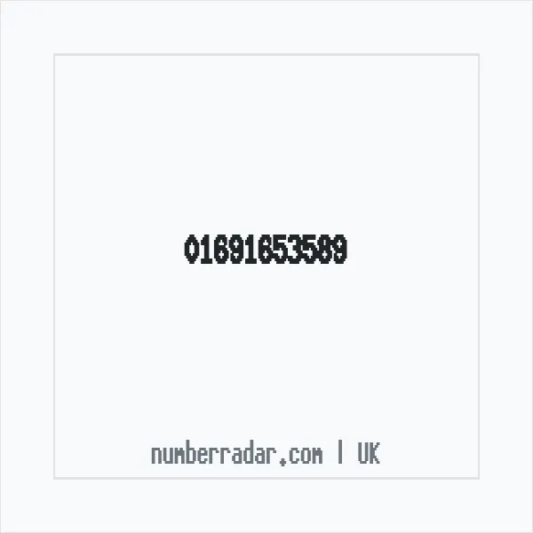 Reverse number check for +44 1691 653589 — who called me?