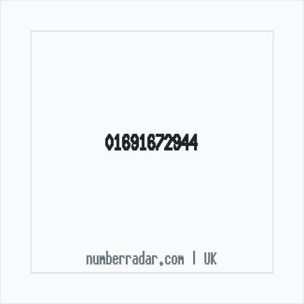 Reverse number check for +44 1691 672944 — who called me?
