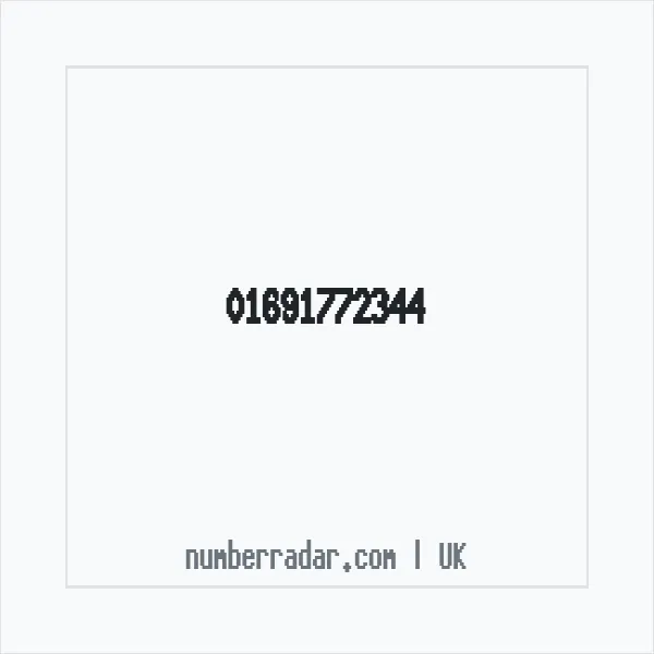 Reverse number check for +44 1691 772344 — who called me?