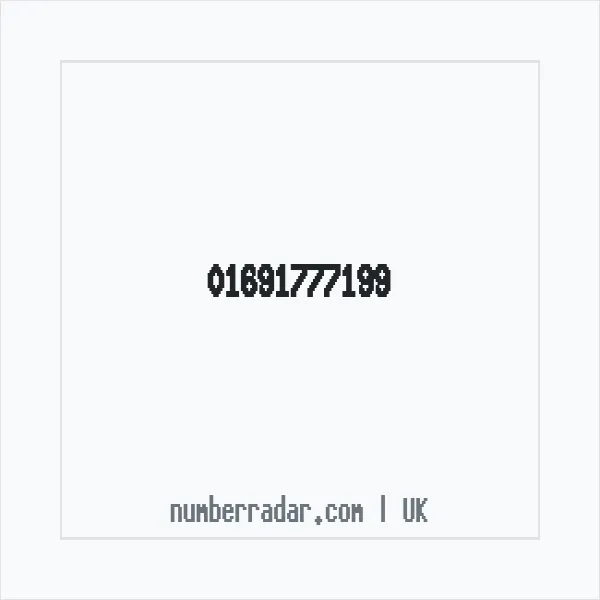 Reverse number check for +44 1691 777199 — who called me?