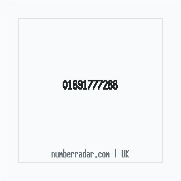 Reverse number check for +44 1691 777286 — who called me?