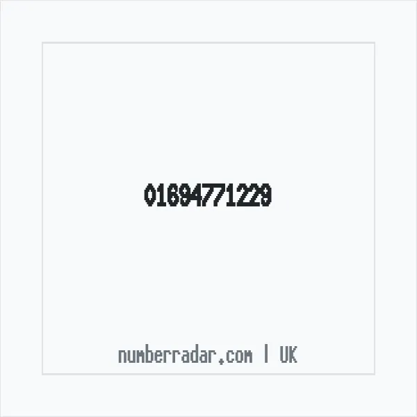 Reverse number check for +44 1694 771229 — who called me?